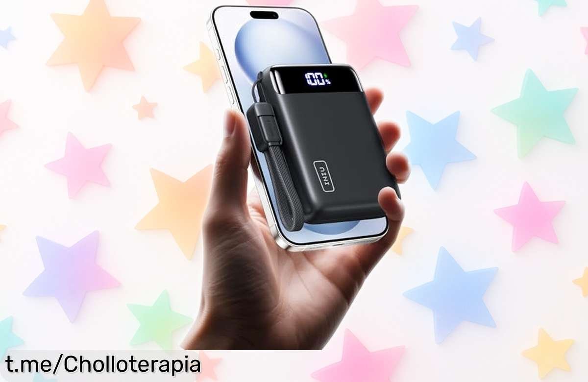 Potente power bank INIU Mini 22.5W con carga en solo 25 minutos y ¡3 puertos para todo! Ahora a precio rebajado, no dejes que se te escape esta oportunidad única de mantener tus dispositivos siempre listos. ¡Hazte ya con este super chollo antes de que desaparezca!