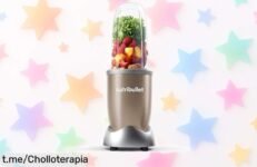 Potente y rápida batidora Nutribullet Nutri900C para tus batidos en menos de 60 segundos, ¡súper sencilla y a precio rebajado! Corre que vuela este super chollo irresistible.