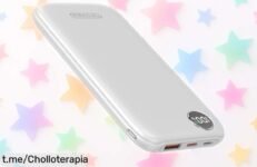 Power bank slim 10000mAh con carga súper rápida y pantalla LED a precio rebajado, ¡no dejes que se te acabe la batería! Llévatelo ya o podrás quedarte sin energía. ¡Es un chollazo que vuela rápido!