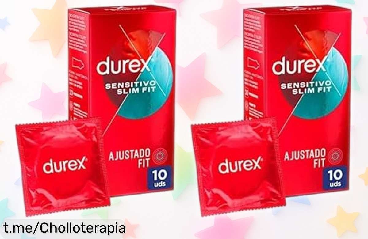 Preservativos sensibles Durex Sensitivo Slim Fit, ¡super chollo! Pack de 2 a precio rebajado para que disfrutes más sensación y una lubricación top. No dejes pasar esta oportunidad única, date prisa antes de que se acaben.