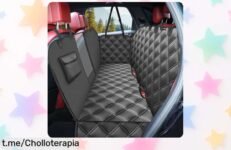 Protector de asiento para coche súper resistente y con ventana para ver a tu perro en Beloved Pets, ahora en precio rebajado por tiempo limitado ¡Renueva el viaje y aprovecha este ofertón antes que se agote!