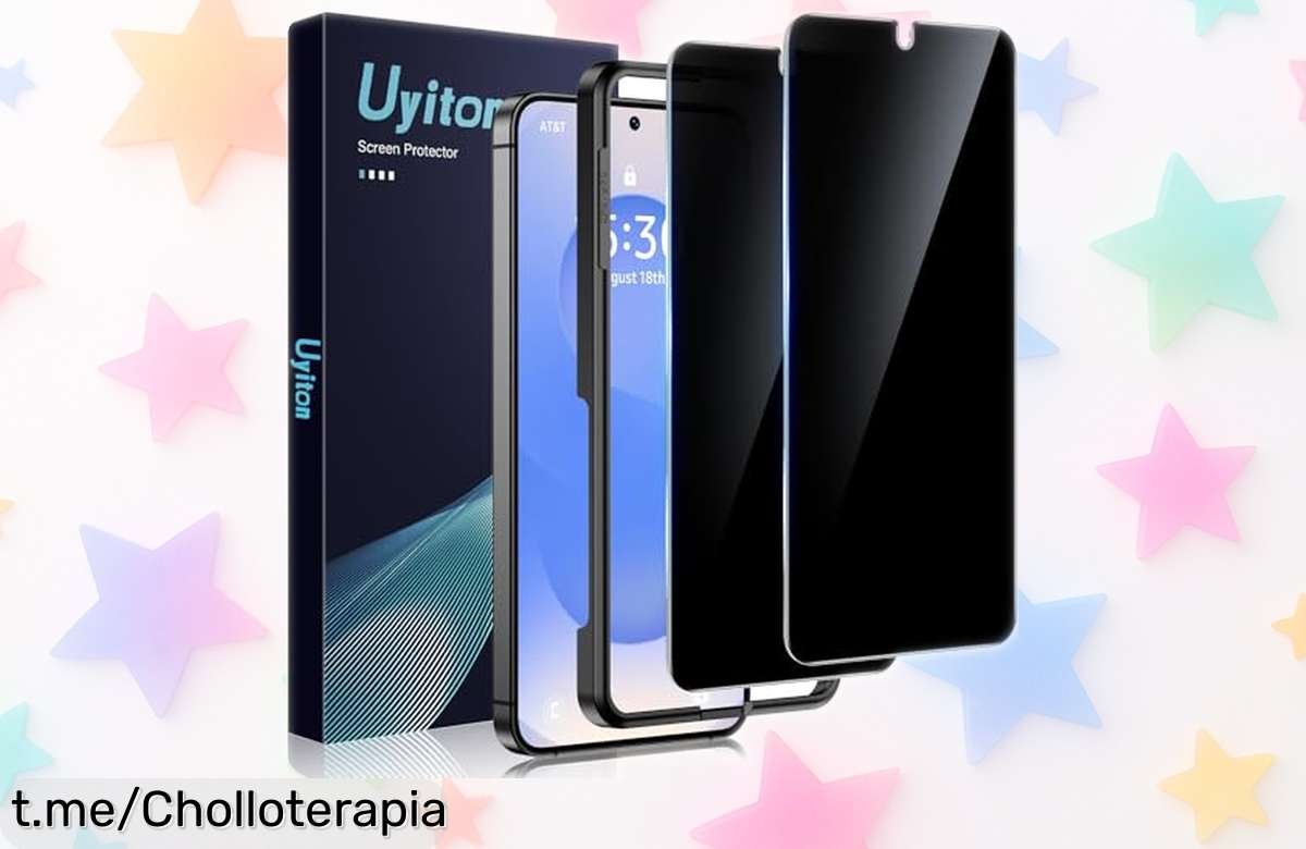 Protector de pantalla privacidad para Samsung Galaxy S25: ¡filtro luz azul y ángulo antiespía, 2 piezas listas en segundos! Rebajado a un precio loco. No permitas que nadie cotillee tu vida. Aprovecha este super chollo antes de que se agote, no te quedes sin el tuyo.