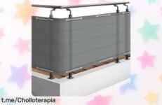 Protege tu balcón con la malla de ocultación Sol Royal: bloquea el 90% de rayos UV y aprovecha el precio rebajado para crear un espacio más privado ¡No te quedes sin ella!