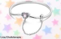 Pulsera de plata 925 para mujer KUNSIR que brilla y dura mucho más, diseño exclusivo perfecto para tus abalorios Pandora ¡precio rebajado y oferta limitada, no dejes escapar este super chollo ya!