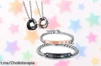 Pulseras de acero inoxidable Flongo para parejas a precio rebajado, un regalo lleno de amor y estilo que se agota rápido. ¡No dejes escapar esta oportunidad única!