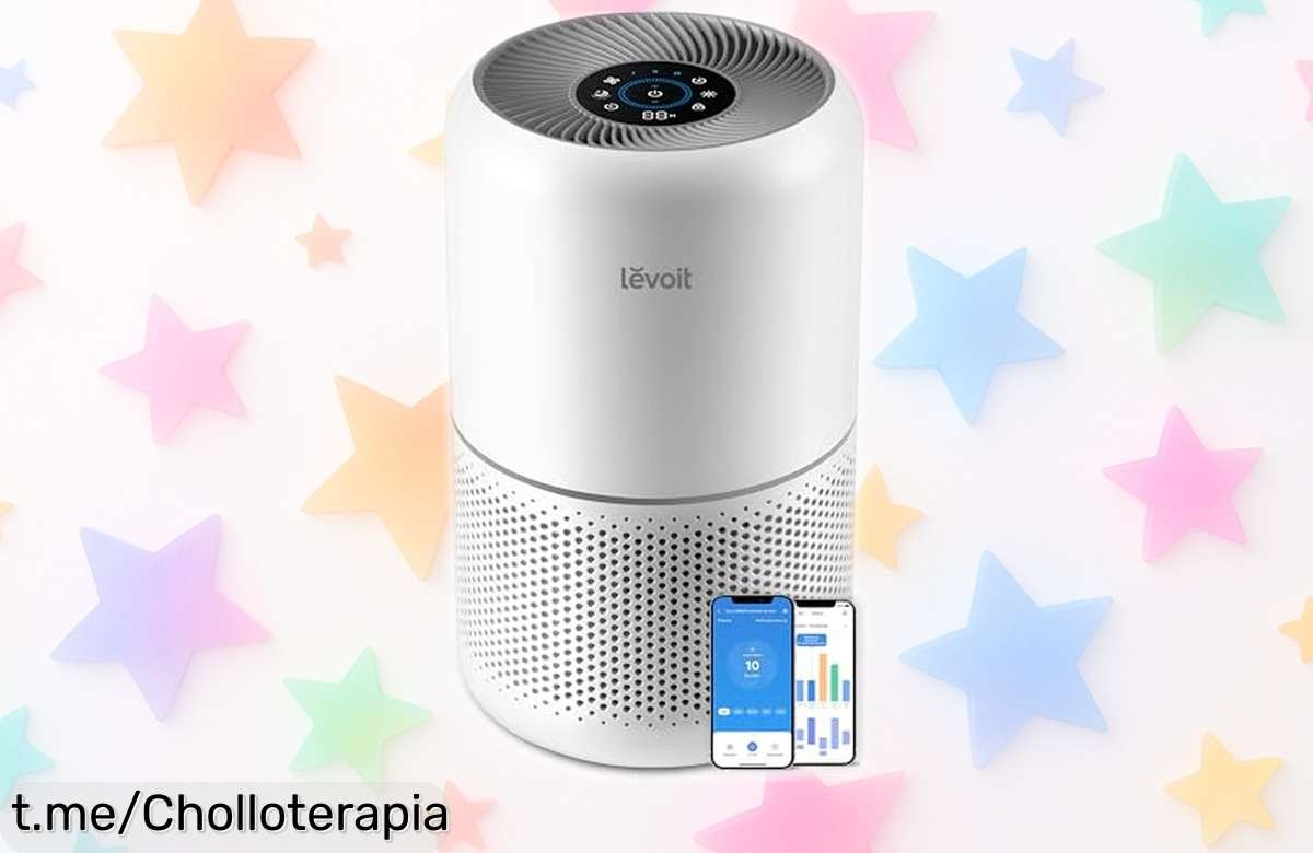 Purificador de aire Levoit Core 300S, la solución que elimina el 99.97% de alérgenos y humo; ahora a precio rebajado, ¡respira tranquilo y aprovecha este chollazo ya!