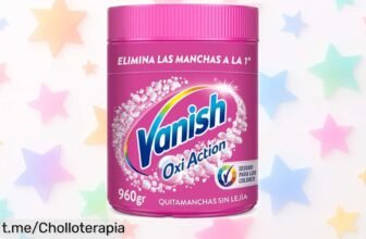Quitamanchas en polvo Vanish Oxi Action 960gr a precio loco: elimina manchas de tus prendas con facilidad. ¡No te pierdas este super chollo antes de que se agote!