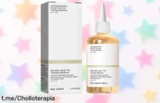 Rebaja brutal en ácido glicólico 7% de 100 ml: ¡elimina el acné y consigue una piel radiante! Aprovecha este super chollo antes de que vuela.