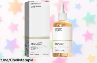Rebaja brutal en ácido glicólico 7% de 100 ml: ¡elimina el acné y consigue una piel radiante! Aprovecha este super chollo antes de que vuela.