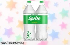Refresco lima limón Sprite pack 2x2L, el sabor super fresco que tu sed pide a un precio rebajado irresistible. ¡No dejes pasar esta oferta antes de que se acabe!