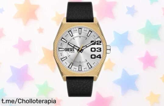Reloj Diesel DZ2219 para hombre con correa de cuero, resistente al agua y diseño moderno rebajado a un precio loco que no se repetirá ¡aprovecha este super chollo ya porque las unidades vuelan!