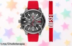 Reloj Diesel DZ4673SET para hombre con estilo moderno y cronógrafo resistente al agua, ahora en precio muy bajo y con descuento brutal por tiempo limitado ¡no pierdas este super chollo que está volando!