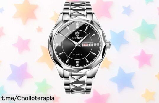 Reloj analógico OIDEA para pareja con diseño moderno y correa extraíble a precio rebajado, regalo ideal para brillar en esas ocasiones especiales ¡Atrévete a lucirlo ya!