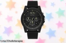 Reloj de hombre Armani Exchange moderno y resistente al agua con cronógrafo, diseño top y precio rebajado en un super chollo limitado ¡No esperes más que esta oferta vuela!