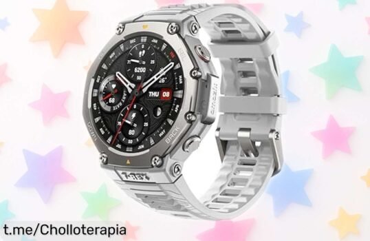 Reloj inteligente Amazfit TRex 3 con pantalla AMOLED superbrillante y mapas offline listo para tu aventura, batería de 27 días y precio rebajado que te hace ganar tiempo ¡Aprovecha este ofertón antes de que se agote!