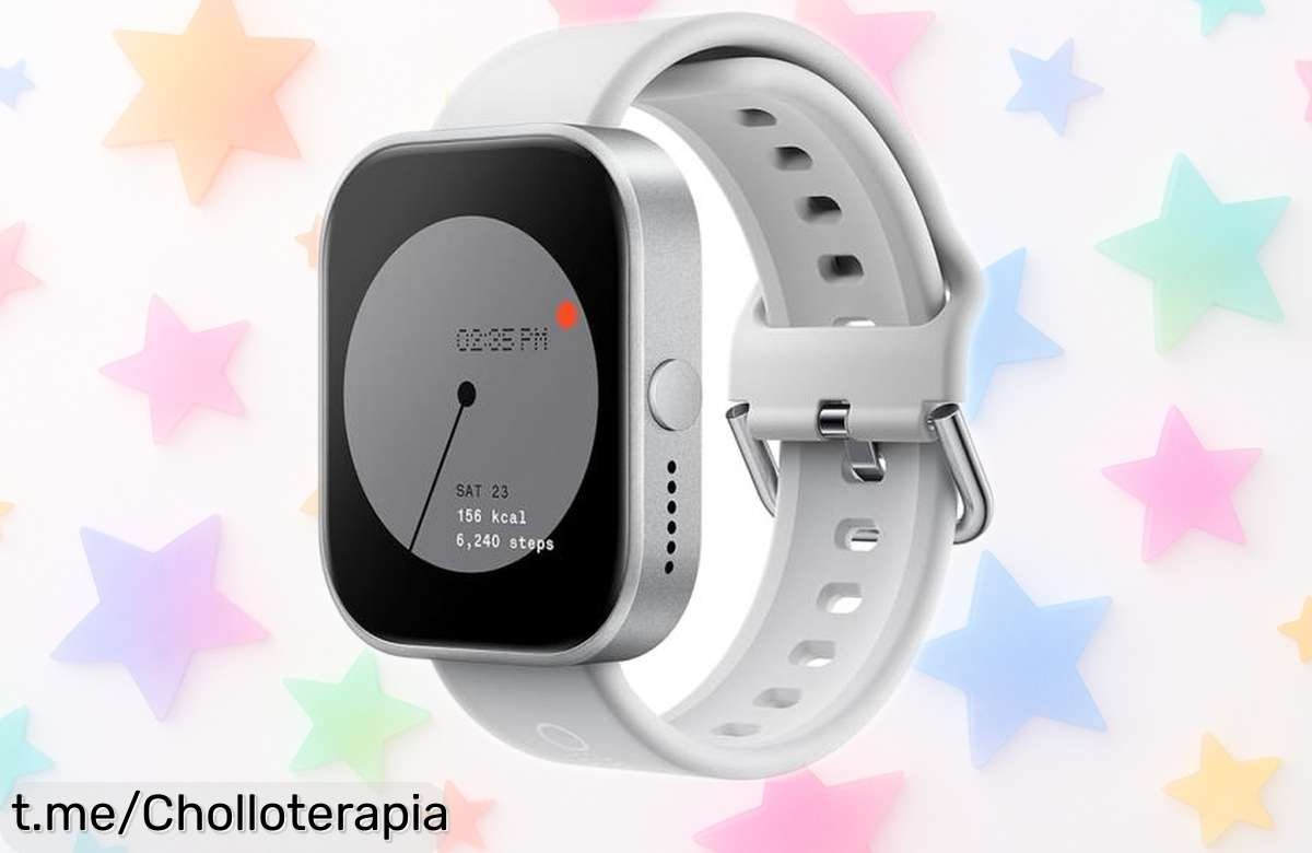 Reloj inteligente CMF Watch Pro con pantalla AMOLED y 13 días de batería en una oferta limitada que hace caer el precio a niveles increíbles, perfecto para quienes quieren tecnología al alcance sin vaciar la cartera ¡Date prisa antes que se agoten!