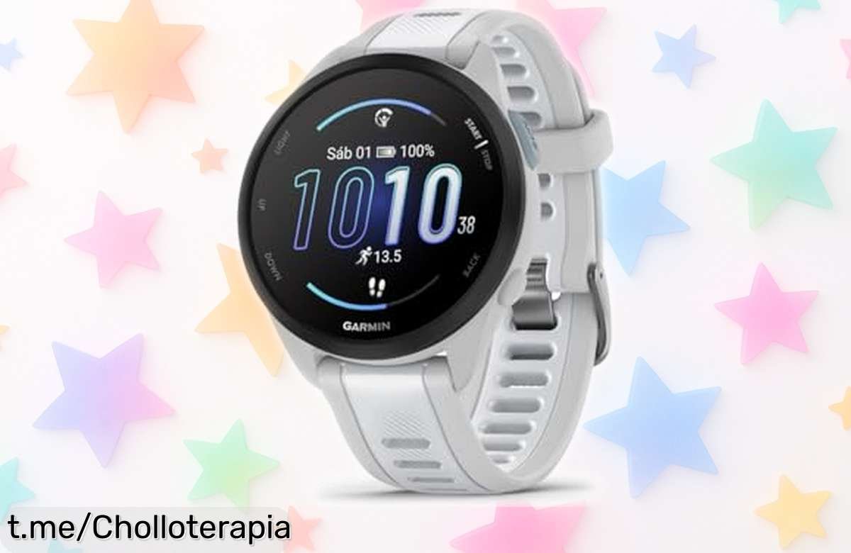 Reloj inteligente Garmin Forerunner 165 Music con pantalla AMOLED y GPS a un precio brutal: entrena con planes personalizados en tu muñeca. No dejes pasar este super chollo, ¡compra ahora y siente la emoción de mejorar cada día antes que se agote!