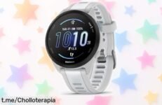 Reloj inteligente Garmin Forerunner 165 Music: super chollo con GPS y pantalla AMOLED, ¡entrenamientos a medida y 11 días de batería! No te quedes sin el tuyo, esta rebaja es de locos, corre antes que se agote.