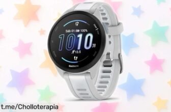 Reloj inteligente Garmin Forerunner 165 Music: super chollo con GPS y pantalla AMOLED, ¡entrenamientos a medida y 11 días de batería! No te quedes sin el tuyo, esta rebaja es de locos, corre antes que se agote.