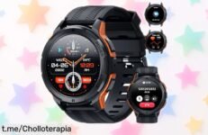 Reloj inteligente OUKITEL BT10 con pantalla AMOLED ultra brillante, llamadas Bluetooth y 100+ modos deportivos a precio rebajadísimo ¡oferta limitada para los que actúan rápido!