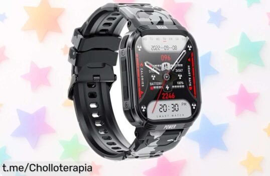 Reloj inteligente deportivo BKOHJAJI con pantalla HD y resistencia al agua, ¡rebajado a un precio loco que no puedes dejar escapar! Corre ahora y mantén el ritmo en tu vida.