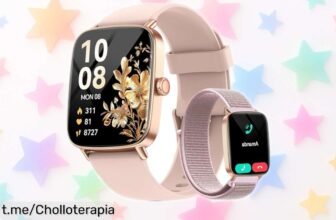 Reloj inteligente para mujer con llamadas y 110 modos deportivos, todo un super chollo que no puedes dejar escapar. Controla tu pulso y sueño mientras recibes notificaciones de WhatsApp. ¡Corre que vuelan! Aprovecha este descuentazo antes de que sea tarde, cuídate y mantente conectada sin gastos excesivos.