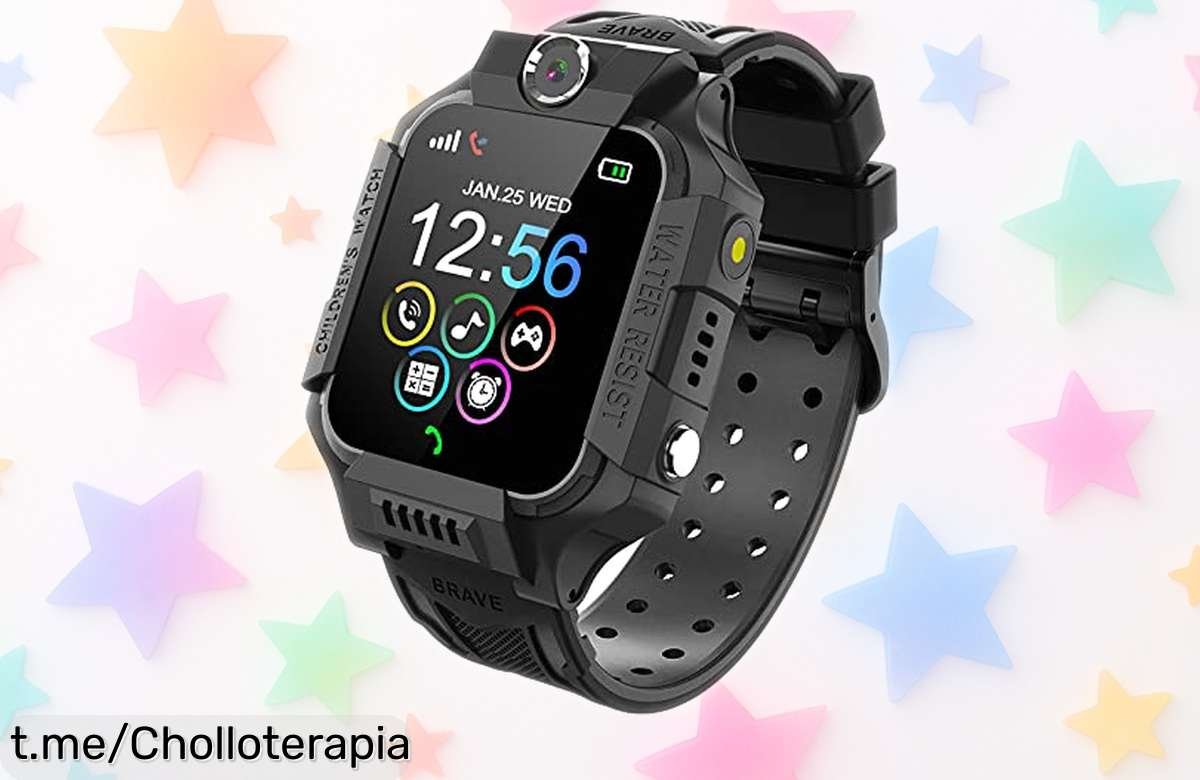 Reloj inteligente para niños con botón SOS y 14 juegos divertidos en oferta limitada, ¡caída de precio increíble que garantizará la seguridad y diversión de tus peques! No te lo pierdas, este super chollo es solo por tiempo limitado.