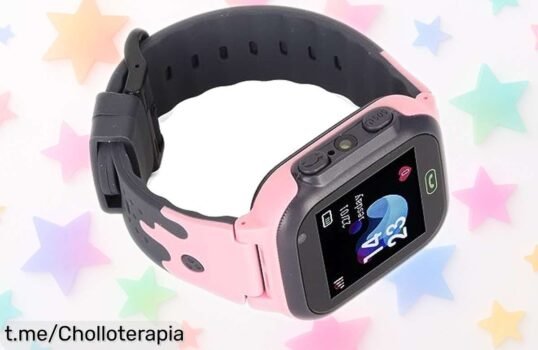 Reloj inteligente para niños con llamadas y localizador en tiempo real de precio rebajado, súper resistente, divertido y seguro; un ofertón limitado que te conecta rápido con tu peque ¡corre antes de que vuelen!