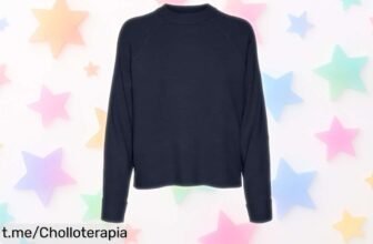 Renueva tu armario con el jersey azul marino VERO MODA que hará brillar tu estilo, ¡no te pierdas este chollo increíble por tiempo limitado!