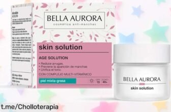 Revitaliza tu piel con la crema hidratante Bella Aurora Skin Solution; ahora a precio rebajado y efecto radiante garantizado. ¡No te quedes sin ella, que se acaba este super chollo!