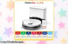 Robot aspirador ILIFE A30 PRO con succión de 5000Pa y vaciado automático: ¡combo fregona y 180 minutos de limpieza sin parar! Consigue un súper descuentazo, unidades limitadas, corre antes que se acabe este precio loco.
