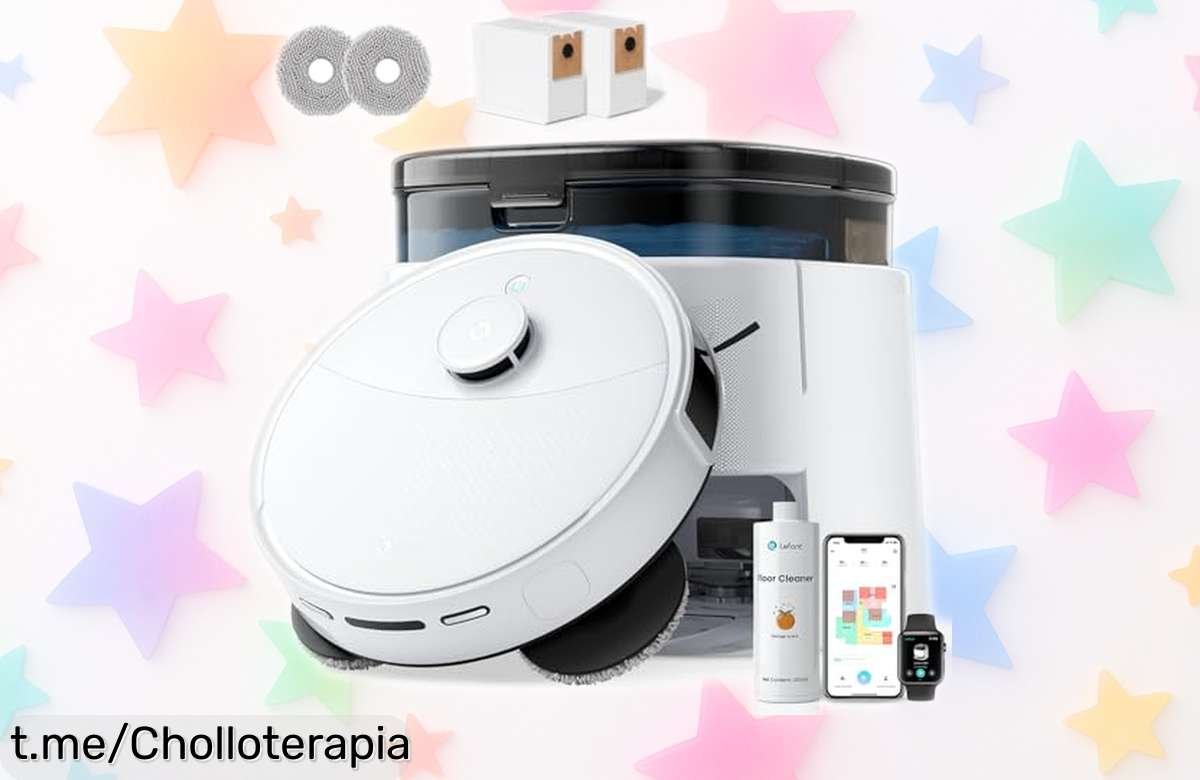 Robot aspirador Lefant M3 con succión bestia y fregasuelos giratorios a precio rebajadísimo que vuela sin parar ¡Consigue limpieza total ya antes de que sea tarde!