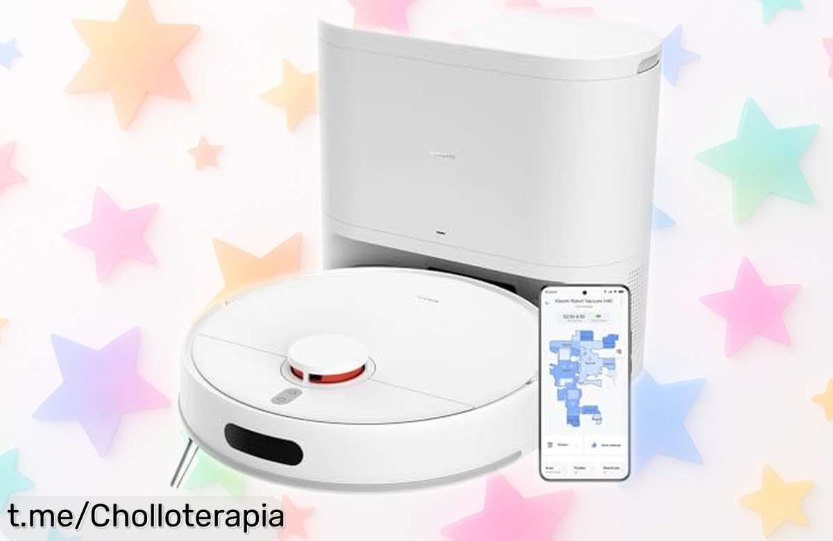 Robot aspirador Xiaomi H40 con súper succión de 10000Pa y mapeo inteligente, ¡descuento brutal ya disponible! Limpieza perfecta sin enredos ni golpes que se controla por voz. No te pierdas este chollazo, date prisa antes de que desaparezca.