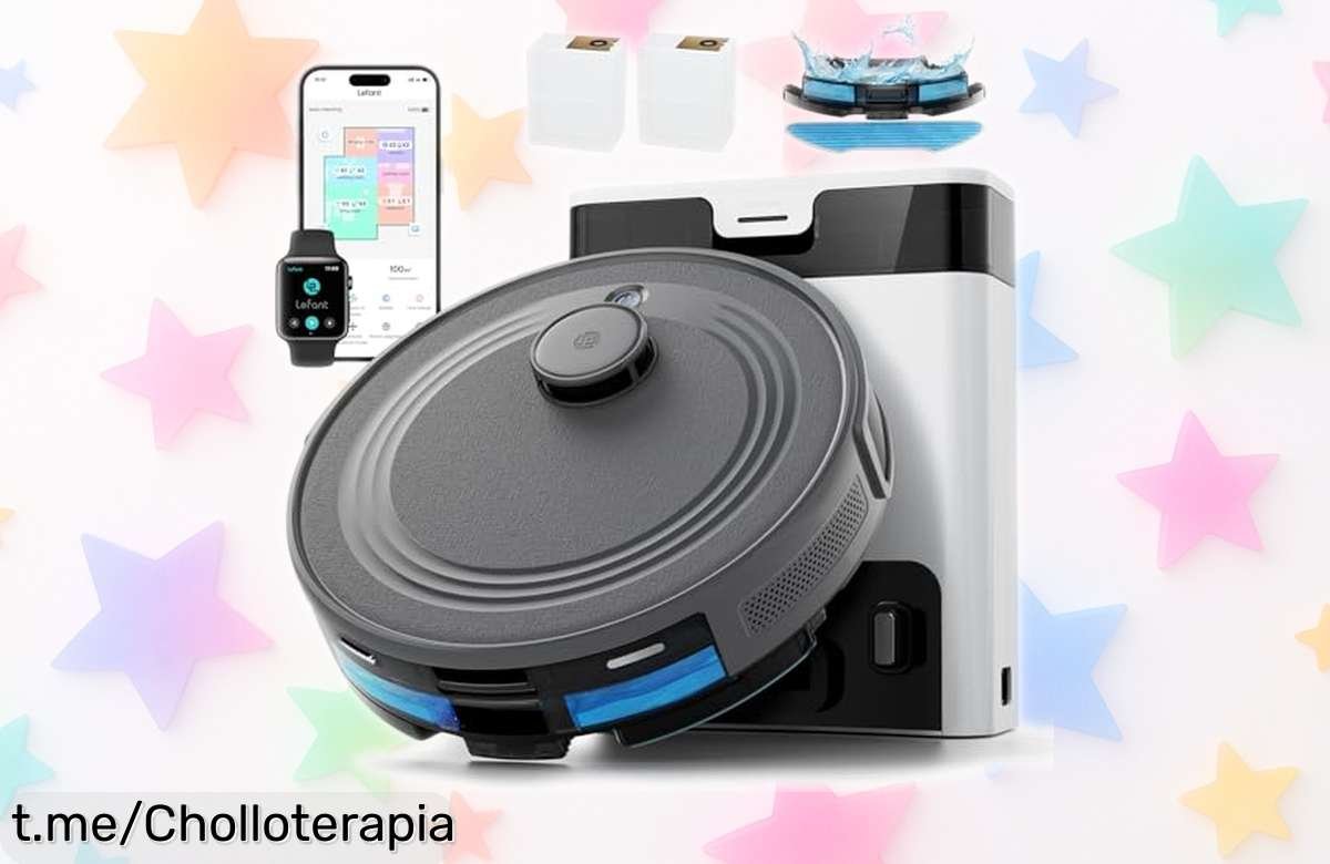 Robot aspirador y fregasuelos Lefant M2Pro con succión bestial de 6000Pa, navegación láser que esquiva obstáculos al instante y diseño ultradelgado precio rebajado solo por tiempo muy limitado ¡Corre que vuelan!