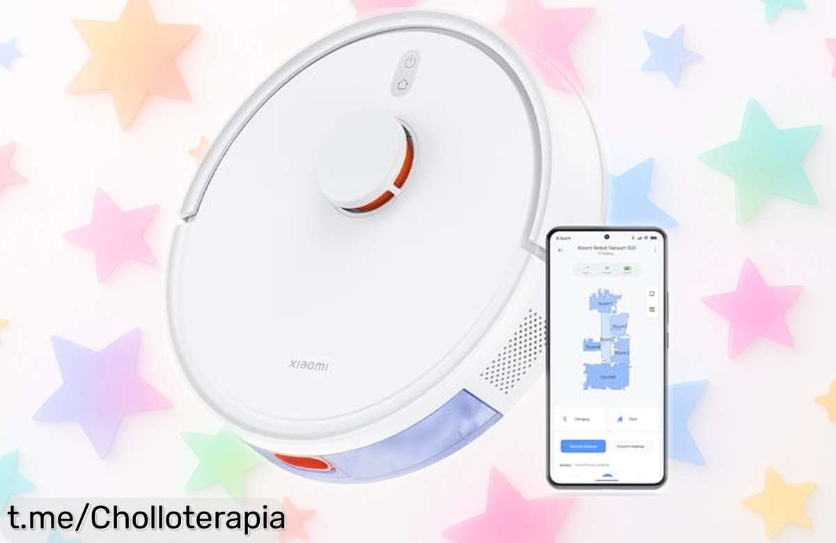 Robot aspirador y fregasuelos Xiaomi S20 con súper succión de 5000Pa a un precio rebajado que no se repetirá; arrasa con la suciedad y transforma tu hogar en un lugar impecable ¡aprovéchalo antes de que desaparezca!