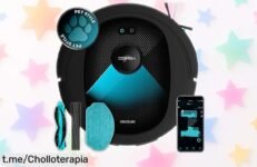 Robot aspirador y friegasuelos Cecotec Conga 8490 con súper potencia de 7000 Pa y navegación láser, ahora rebajado en un ofertón que vuela ¡limpia sin descanso hasta 170 minutos! Corre antes de que desaparezca este chollazo único