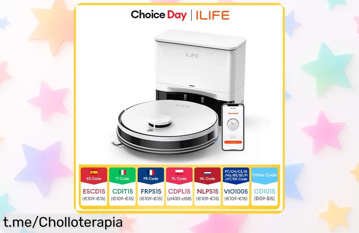 Robot aspirador y trapeador ILIFE A30 PRO a precio rebajado, limpieza sin parar y autovaciado: ¡aprovecha este super chollo antes de que vuelen!