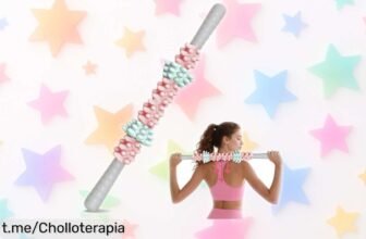 Rodillo de masaje Loresjoy rebajado para aliviar el dolor y eliminar celulitis, aprovecha este super chollo que te hará sentir increíble antes de que se termine la oferta.