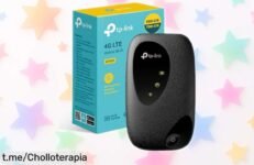 Router 4G móvil TPLink M7000 con WiFi para 10 dispositivos, batería hasta 8h y velocidad top ahora rebajado en un súper chollazo que vuela ¡No pierdas la conexión rápida ni esta oferta única!