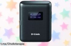 Router MiFi 4G+ LTE DLink DWR933 con internet rapidísimo hasta 300 Mbps y batería portátil, chollazo con precio rebajado que vuela rápido para navegar donde quieras sin preocuparte ¡Date prisa!