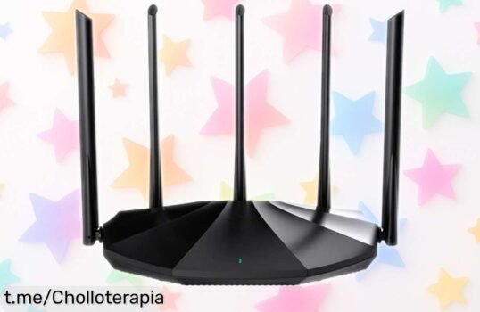 Router WiFi 6 AX1500 Tenda con súper velocidad y señal potente que conecta hasta 1000 dispositivos seguro y fiable a precio rebajado cruca rápido antes de que se agoten las unidades