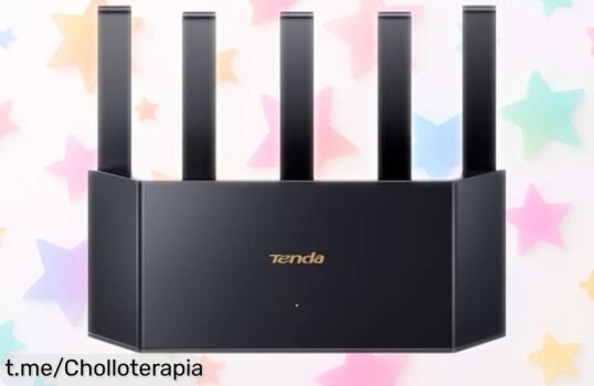 Router WiFi 6 Tenda RX2L Pro con 5 antenas para señal brutal y velocidad que vuela ahora a precio rebajado ¡hazte ya con este súper chollo antes de que se agoten!