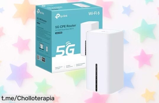 Router inalámbrico TPLink Archer NX200 con WiFi 6 y conexión 5G ultra rápida rebajado a un precio muy bajo para que navegues sin cortes en toda la casa ¡Corre que vuelan estas unidades!