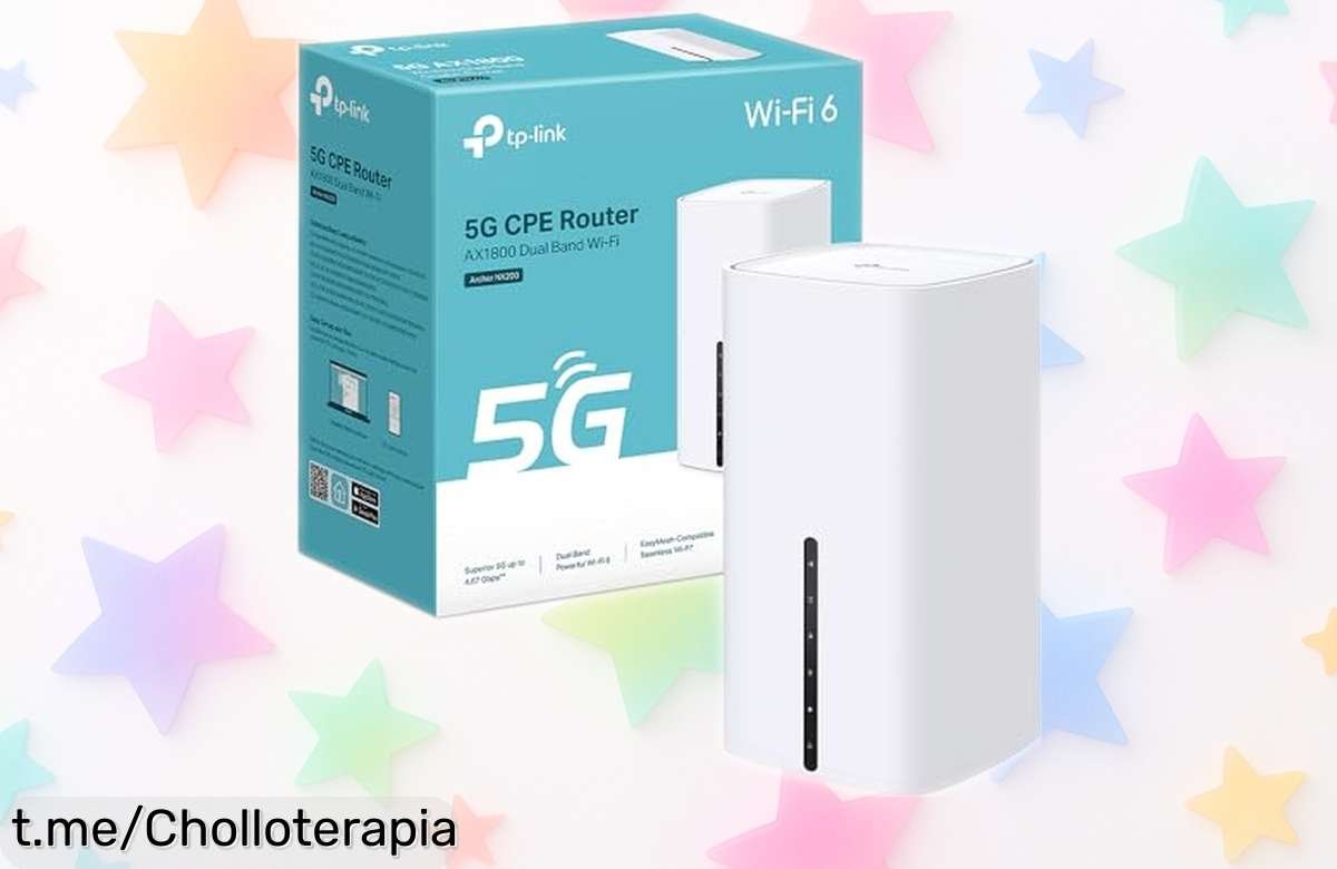 Router inalámbrico TPLink Archer NX200 con WiFi 6 y conexión 5G ultra rápida rebajado a un precio muy bajo para que navegues sin cortes en toda la casa ¡Corre que vuelan estas unidades!
