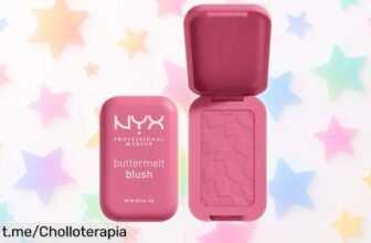 Rubor en polvo NYX Buttermelt: ¡Super chollo para lucir radiante con color intenso que dura 12 horas! Rebajado a un precio muy bajo, no te lo dejes escapar.