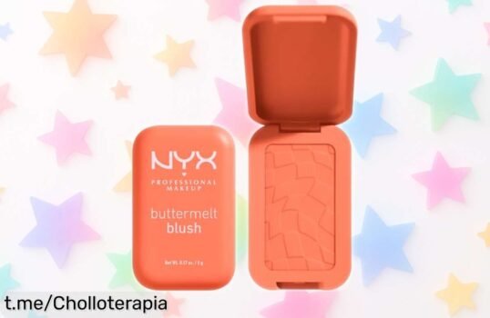 Rubor en polvo NYX Buttermelt con 12 horas de duración a un precio rebajado que no se repite, ¡dale a tu rostro ese toque irresistible ya mismo y no te lo pierdas!