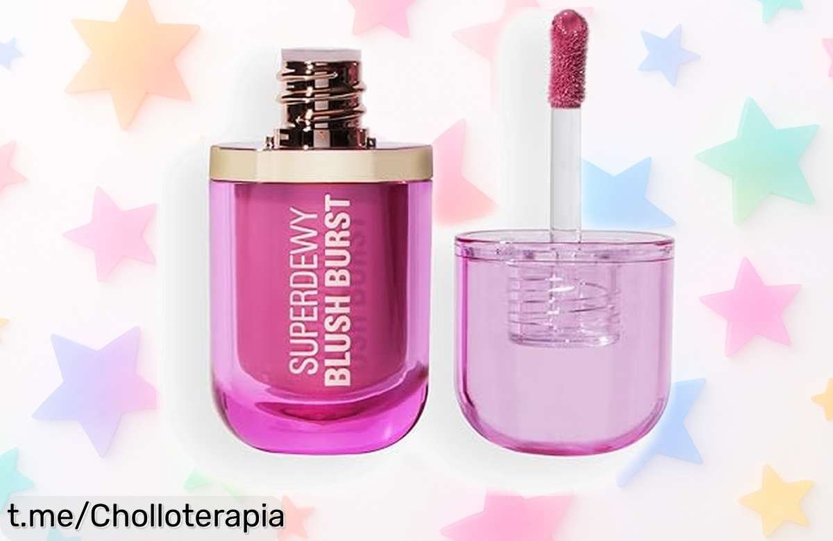 Rubor líquido Revolution con ácido hialurónico para mejillas jugosas y frescas, ¡un precio rebajado que se va volando! No te quedes sin ese toque natural que ilumina tu rostro.