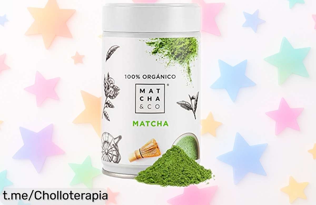 Sabroso té Matcha Original Matcha & CO, 100% ecológico y con un sabor dulce que activa tu energía natural. Aprovecha este super chollo a precio rebajado ¡no dejes pasar la oportunidad de cargar tus mañanas de vitalidad!