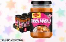 Salsa asiática Tikka Masala Maggi 6 x 340 g con sabor auténtico y picante a precio rebajado, enciende tus comidas rápidamente antes de que se acabe esta oferta.