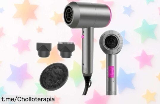 Secador de pelo iónico Faszin con motor AC duradero, tu oportunidad perfecta para lucir un acabado profesional en casa; aprovecha esta caída de precio y consigue el look que siempre soñaste antes de que se agote. ¡Dale a tu cabello el cariño que merece ahora mismo!